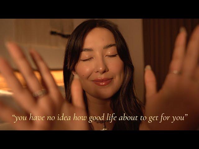 asmr affirmations  for manifesting while you sleep  w/reiki hand movements & soundscape