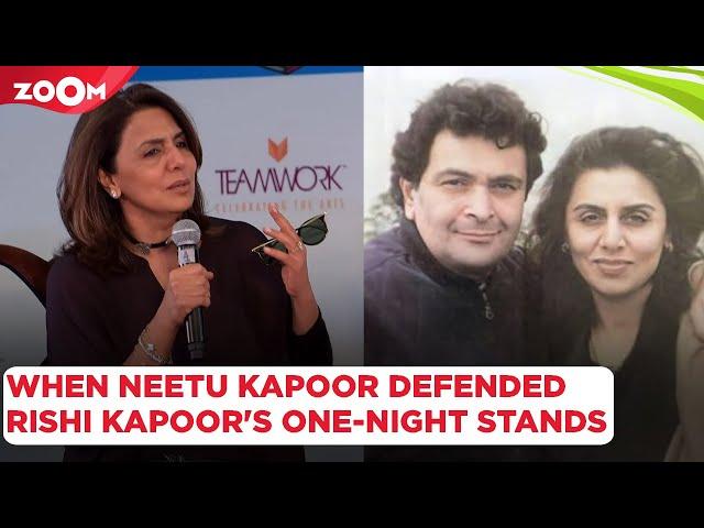 Neetu Kapoor's old interview DEFENDING Rishi Kapoor's affairs goes VIRAL; gets trolled