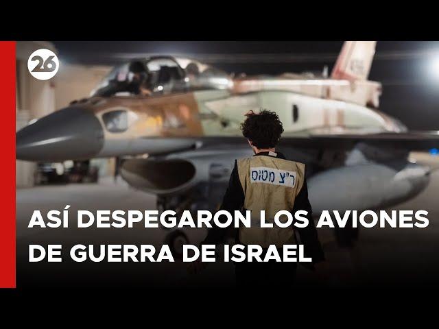 Así despegaron los aviones de guerra de Israel en una nueva ofensiva contra Irán