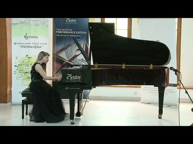 GOLDEN PIANO TALENTS COMPETITION, Katarina Kukić, Montenegro