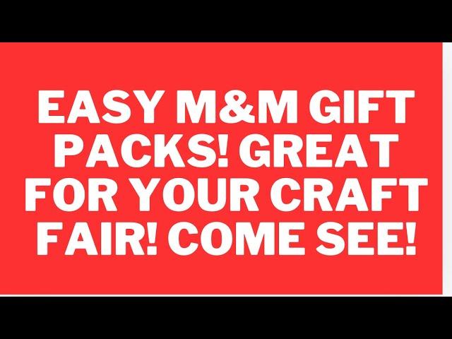 CRAFT FAIR SERIES 2024| EASY M&M PACKS! USE UP YOUR EPHEMERA!