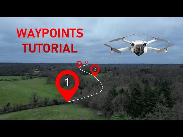 DJI Mini 3 Pro Hyperlapse Waypoints - A Beginner's Walkthrough