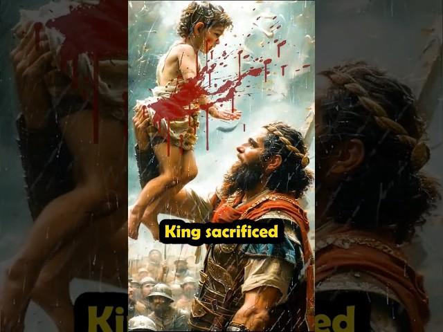 Only King Who Sacrificed His Son #bible #shorts