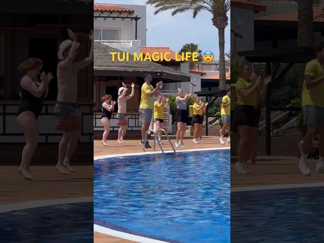 Poolside Dance 🪩 #tui #magiclife #fuerteventura