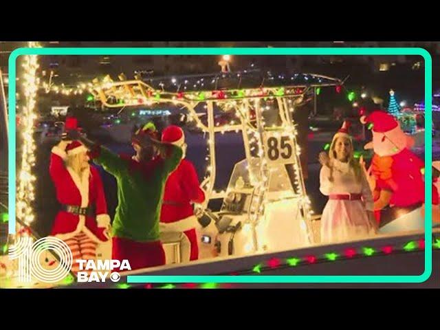 Tampa's largest lighted boat parade will sail tonight along the Hillsborough River