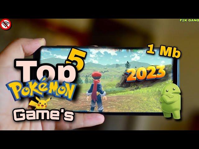 Top 5 Pokemon Games For Android Mobile In 2023 | 5 Best (Offline/Online) Pokemon Games #pokemon