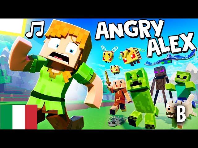 ANGRY ALEX [VERSIONE B] ITALIANO Minecraft Animation Music Video | Dark Muff