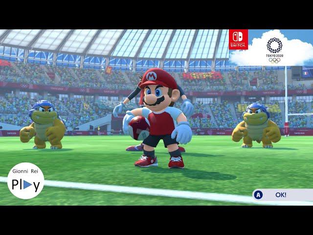 Mario Rugby a 7 Olimpiadi 2020 Tokyo Nintendo Switch HD Gameplay