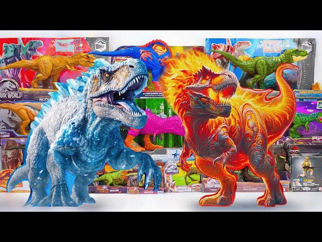 Unboxing Review Jurassic World Toys Special Box | Lava T-Rex Box, Snow T-rex Box | ASMR