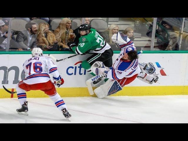 NHL Biggest Hits On Goalies