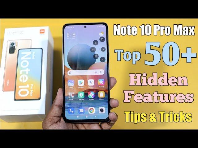 Redmi Note 10 Pro Max Top 50+ Hidden Features || Redmi Note 10 Pro Tips & Tricks