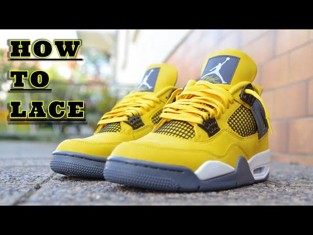 How to Lace Air Jordan 4