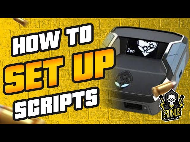 Cronus Zen Scripts quick Walk Through guide