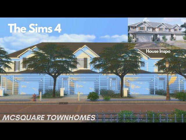 The Sims 4: Realistic Townhomes | Speed Build w/ cc | Prod. Soul