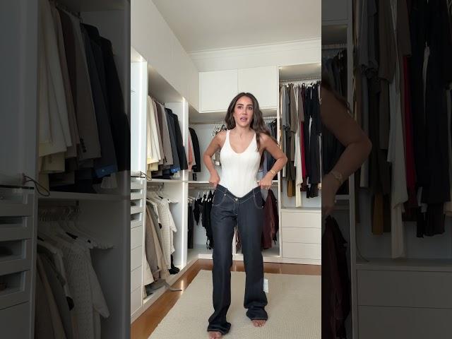 Low-Rise Denim Is BACK?! Watch Me Struggle Into This Look  #shorts