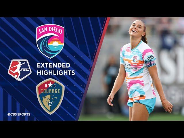 San Diego Wave vs. North Carolina Courage: Extended Highlights | NWSL | Attacking Third