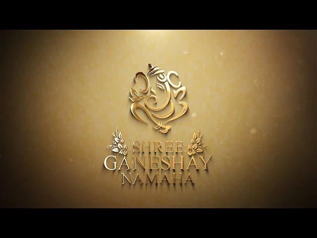 Shree Ganesh Logo Video Opener/Intro | Free Download | Golden Ganpati Animation |  1080p