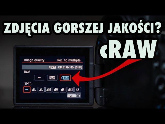 Czy warto ZAPISYWAĆ ZDJĘCIA W FORMACIE cRAW?