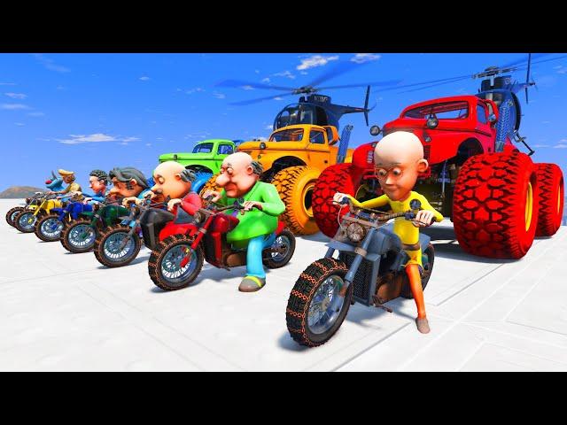 Motu Patlu Impossible Jump Parkour Ramp Challenge In Gta 5