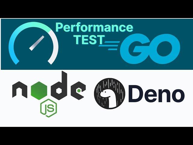 Performance test Go vs Node vs Deno