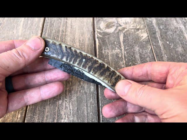 40 seconds French knife review: Le Sabot Baribal in ram horn