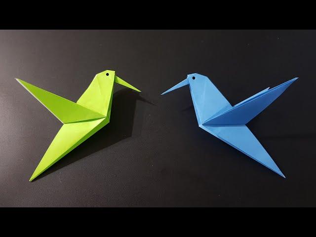 Origami Hummingbird Tutorial | Easy Paper Origami for Kids & Beginners