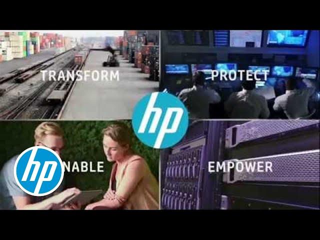 HP: Enterprise IT Solutions - Our Four Transformational Areas