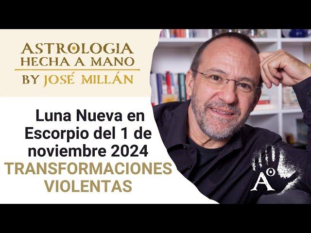 Transformaciones violentas. La astrología de la Luna Nueva del 1 de Noviembre en Escorpio.