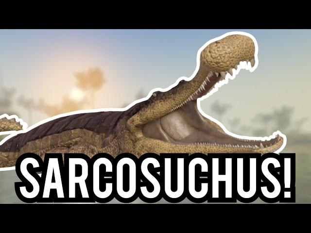 (V3) Sarcosuchus Rework! | Dinosaur World Mobile Roblox