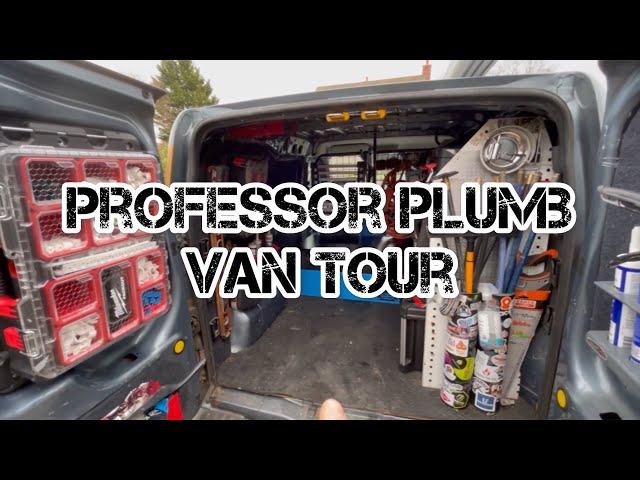 BEST small van racking system for a plumber - van tour