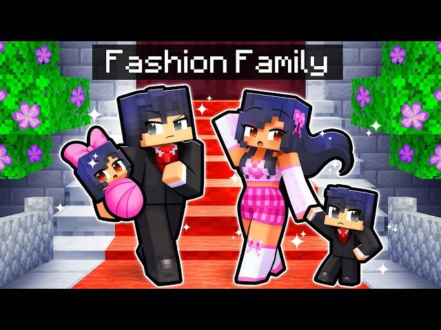 Having a FASHION FAMILY in Minecraft!