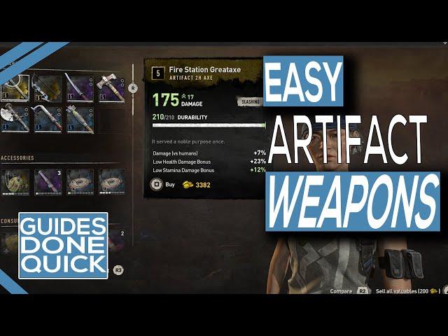 Where To Find Artifact Weapons Easily In Dying Light 2