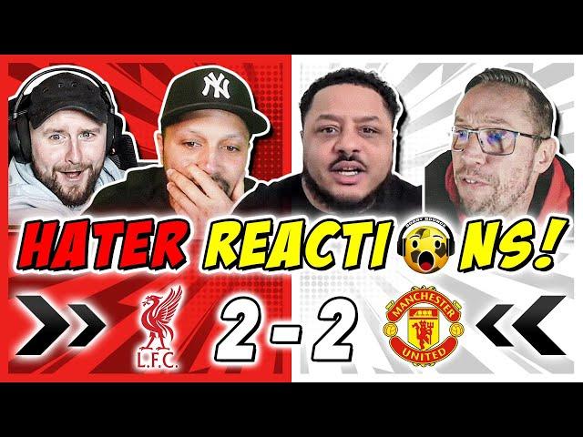 MAN UTD RIVALS & HATERS REACTION TO LIVERPOOL 2-2 MAN UTD | PREMIER LEAGUE