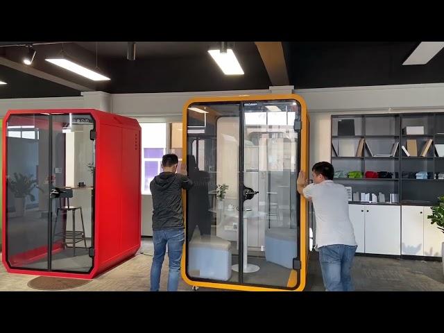 Relocatable Acoustic Office Phone Booth