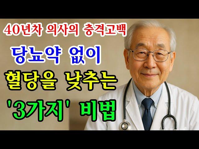 의사도 놀란 당뇨 혈당 안정 비법! '이것' 하나면 약을 줄일 수 있습니다. | 당뇨 | 혈당관리 | 행복한노후 | 백세시대 | 노년건강 | 노후지혜 | 라디오사연 | 오디오북