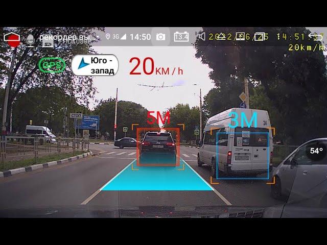 USB видеорегистратор с функцией ADAS