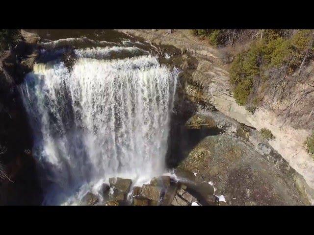 Websters Falls Aeial Drone Footage..