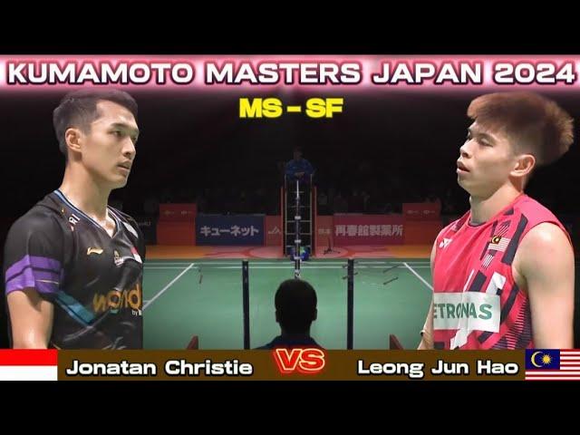 Ketat! Jojo bertarung sengit dengan Leong Jun Hao dalam perebutan tiket final | Badminton KMJ24