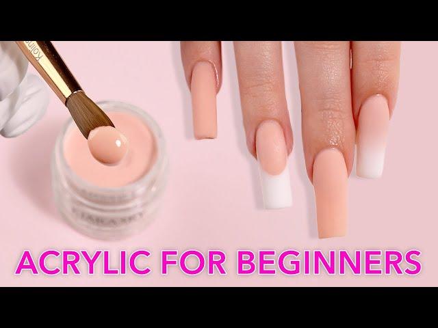 Acrylic Nail Tutorial  How to do Acrylic Nails for Beginners  (2/3)