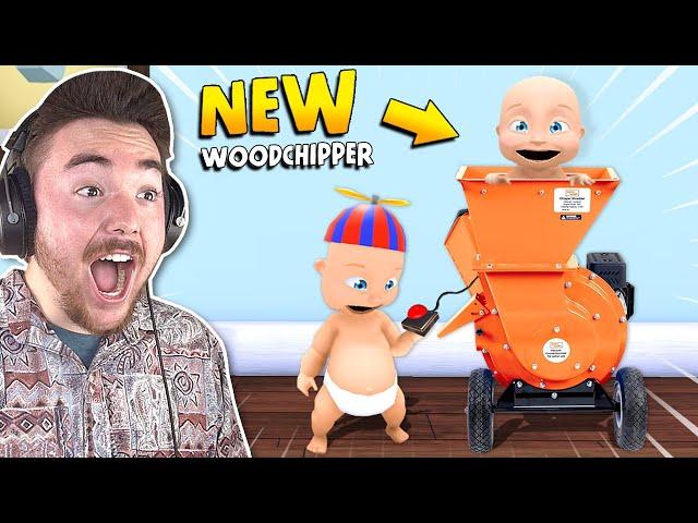 MY BABY FOUND THE WOODCHIPPER!!! (With Kindly Keyin and Spycakes) | Who’s Your Daddy