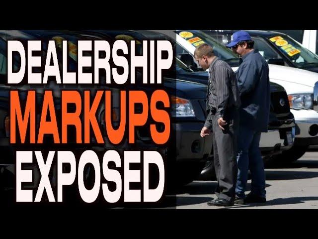 Here's How Dealers Are Hiding Their Markups Over MSRP