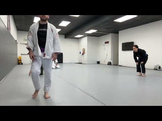 Live training: takedowns, half guard passing, K-guard (ecological approach)