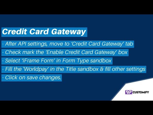 How to Setup WorldPay as a Payment Gateway to Online Store