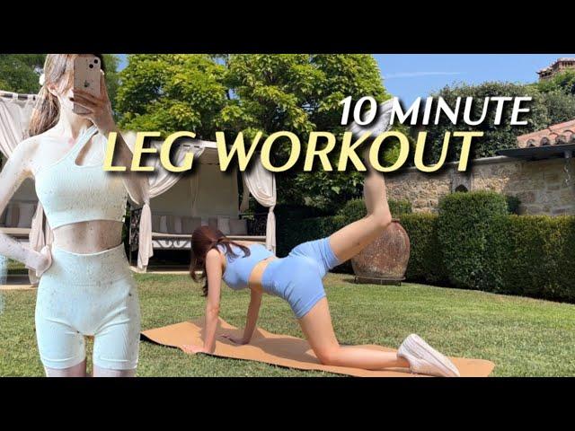 10MIN SLIM LEG WOKROUT Slim legs in 10 days, inner thighs challenge workout, hip routine