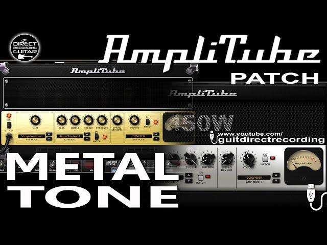 AMPLITUBE 3 METAL TONE Dual Amps [Marshall and 5150] GUITAR PATCHES.