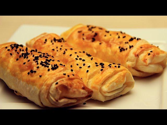 Peynirli Rulo Börek Tarifi - Hazır Yufkadan Kolay Çıtır Börekler