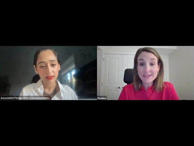 AFPC-USA: Foreign Correspondents Talk with Romina Van Camp from Belgium