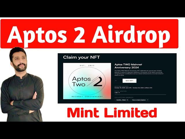 Aptos 2 Airdrop | Aptos Free Mint Commemorative NFT | Aptos Two Commemorative NFT