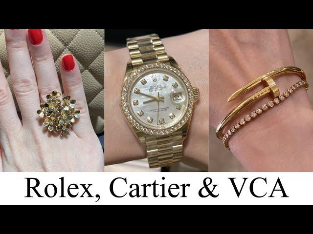 COME TO ROLEX, CARTIER & VAN CLEEF AND ARPELS WITH ME