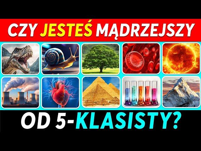 Jak mądry jesteś?  Quiz z Wiedzy Ogólnej | 50 Pytań